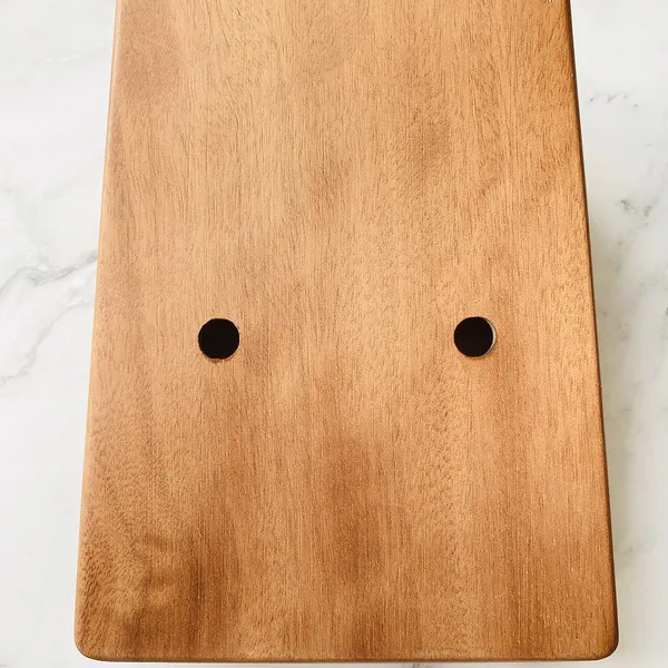 Đàn Kalimba 17 Phím Âm Đáy Khảm Hoa Purm Gỗ Mahogany / Vân Sam