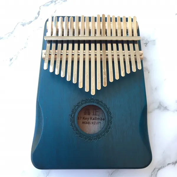 Đàn Kalimba 17 Phím Gỗ Mahogany Viền Mỏng Bo Góc Classic XinZheng KaLinh