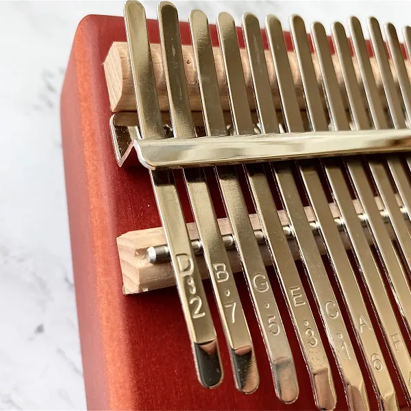 Đàn Kalimba 17 Phím Classic Gỗ Mahogany Đỏ Nhám