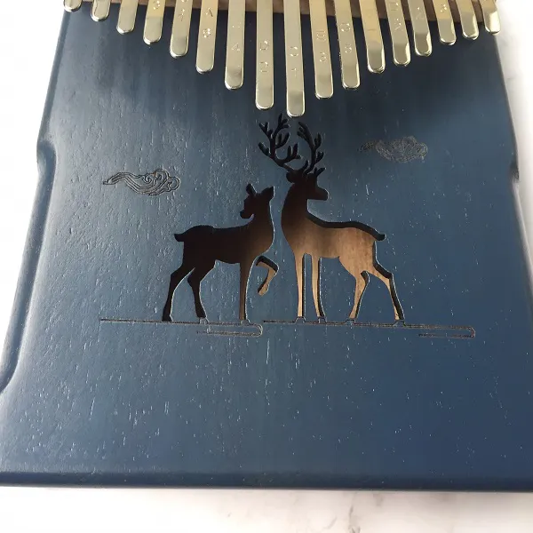 Đàn Kalimba 17 Phím Gỗ Mahogany Hươu Xanh Classic KaLinh
