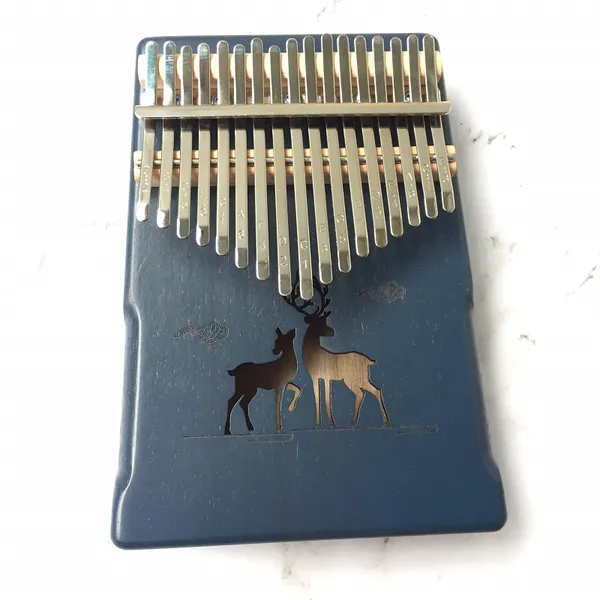 Đàn Kalimba 17 Phím Gỗ Mahogany Hươu Xanh Classic KaLinh