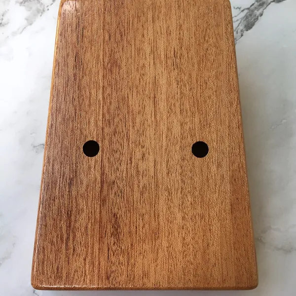 Đàn Kalimba 17 Phím Gỗ Mahogany Cổ Điển Nâu Sáng Hluru KaLinh