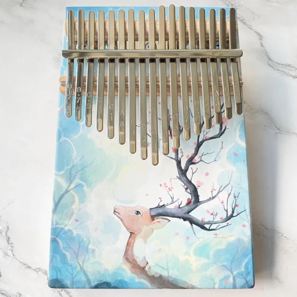 Đàn Kalimba 17 Phím Nguyên Khối Art KaLinh Hươu