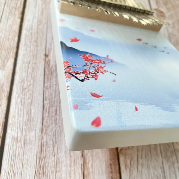 Đàn Kalimba 17 Phím Nguyên Khối Art KaLinh Thuyền Trắng