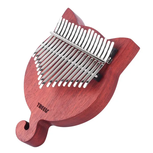 Đàn Kalimba 17 Phím Nguyên Khối Gỗ Hoa Lê Đỏ Tiểu Li Treelf KaLinh