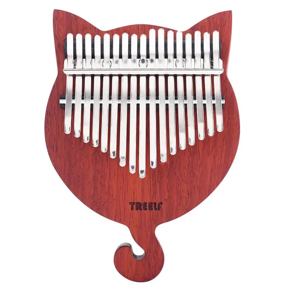 Đàn Kalimba 17 Phím Nguyên Khối Gỗ Hoa Lê Đỏ Tiểu Li Treelf KaLinh