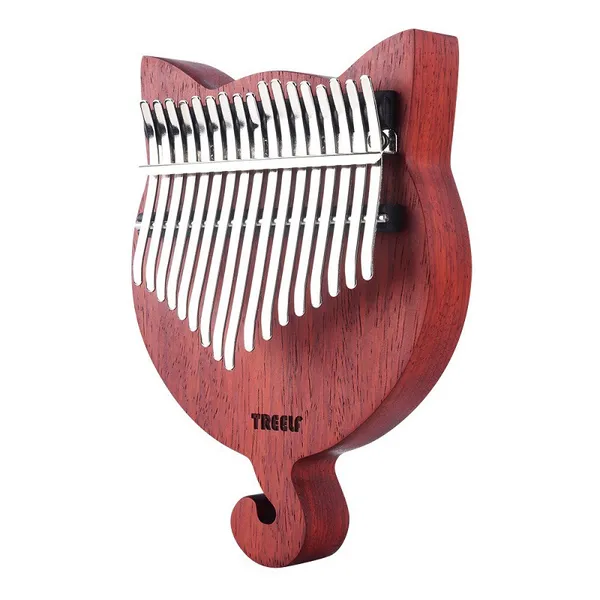 Đàn Kalimba 17 Phím Nguyên Khối Gỗ Hoa Lê Đỏ Tiểu Li Treelf KaLinh