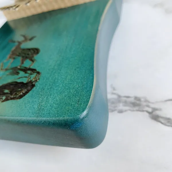Đàn Kalimba 17 Phím Gỗ Mhogany Nguyên Khối Hươu Xanh KaLinh