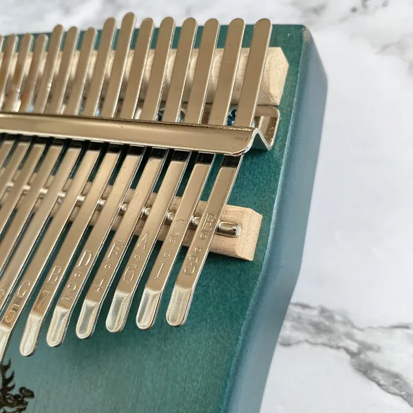 Đàn Kalimba 17 Phím Gỗ Mhogany Nguyên Khối Hươu Xanh KaLinh