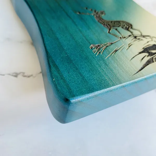 Đàn Kalimba 17 Phím Gỗ Mhogany Nguyên Khối Hươu Xanh KaLinh