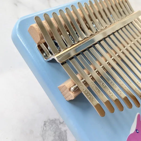 Đàn Kalimba 17 Phím Nguyên Khối Mahogany Cá Voi Xanh KaLinh