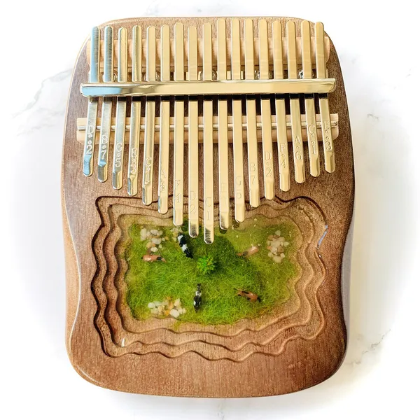 Đàn Kalimba 17 Phím Nguyên Khối Prat KaLinh