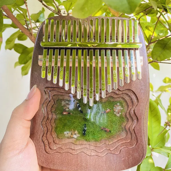 Đàn Kalimba 17 Phím Nguyên Khối Prat KaLinh