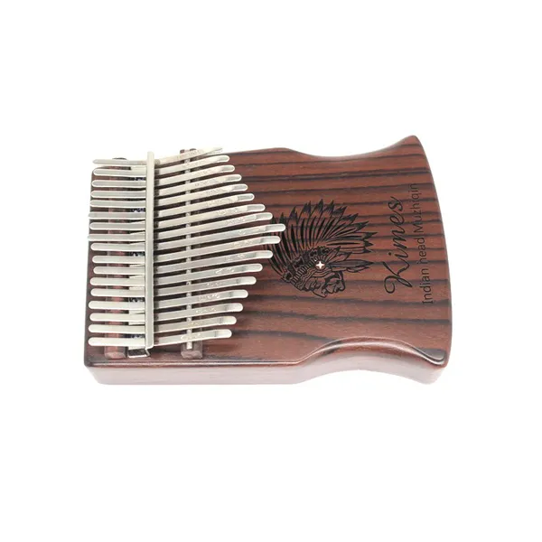 Đàn Kalimba 17 Phím Gỗ Hoa Hồng Cổ Điển Bo Cạnh Kimes KaLinh