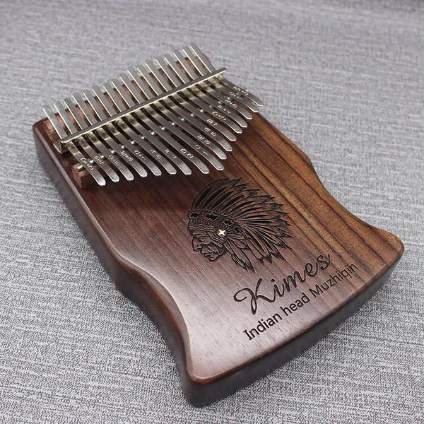 Đàn Kalimba 17 Phím Gỗ Hoa Hồng Cổ Điển Bo Cạnh Kimes KaLinh