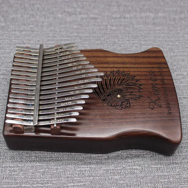 Đàn Kalimba 17 Phím Gỗ Hoa Hồng Cổ Điển Bo Cạnh Kimes KaLinh
