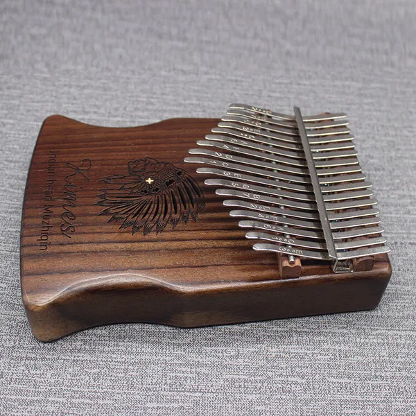 Đàn Kalimba 17 Phím Gỗ Hoa Hồng Cổ Điển Bo Cạnh Kimes KaLinh