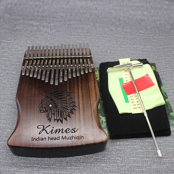 Đàn Kalimba 17 Phím Gỗ Hoa Hồng Cổ Điển Bo Cạnh Kimes KaLinh