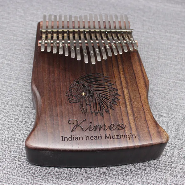 Đàn Kalimba 17 Phím Gỗ Hoa Hồng Cổ Điển Bo Cạnh Kimes KaLinh