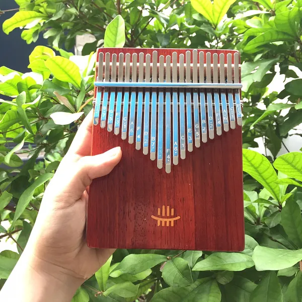 Đàn Kalimba 21 Phím Gỗ Hoa Lê Đỏ  Âm Đáy KaLinh