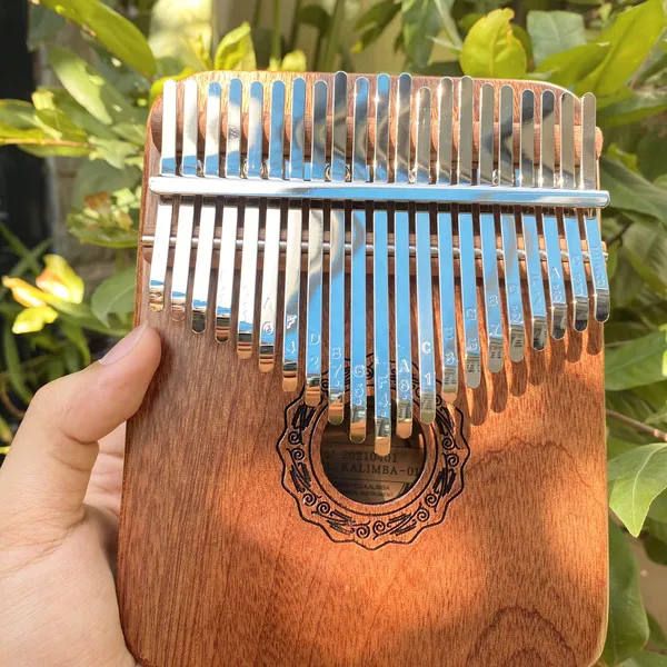 Đàn Kalimba 21 Phím Gỗ Hoàng Đàn Cổ Điển Hluru