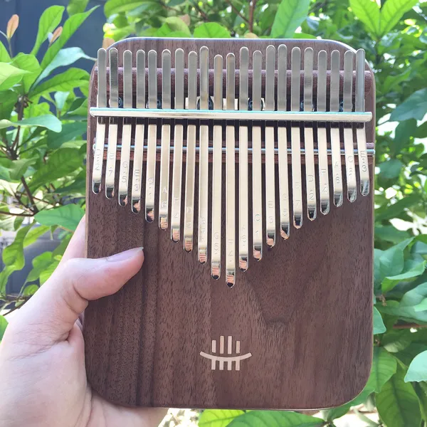 Đàn Kalimba 21 Phím Gỗ Nguyên Khối Walnut KaLinh