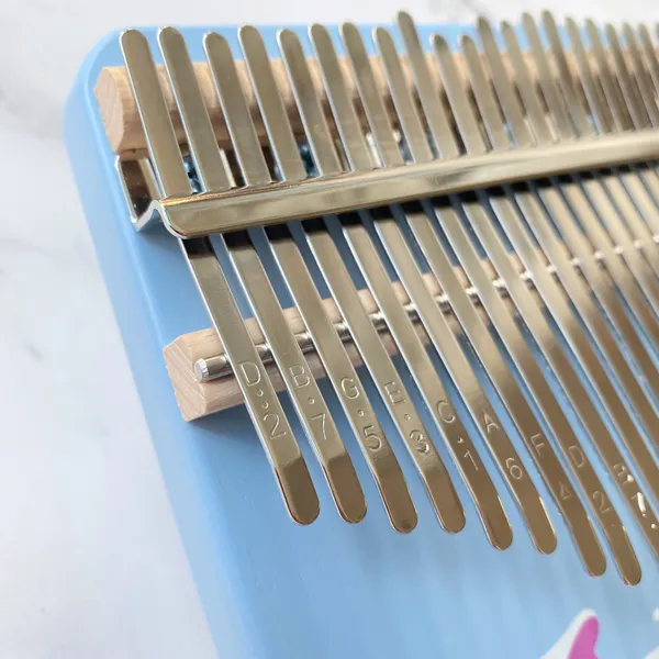 Đàn Kalimba 21 Phím Nguyên Khối Mahogany Cá Voi Xanh KaLinh
