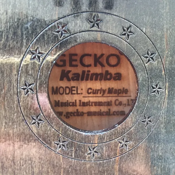 Đàn Kalimba 17 Phím Gỗ Phong Vân Hổ Nguyên Khối Gecko KaLinh