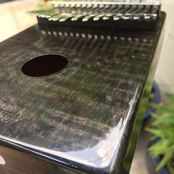 Đàn Kalimba 17 Phím Gỗ Phong Vân Hổ Nguyên Khối Gecko KaLinh