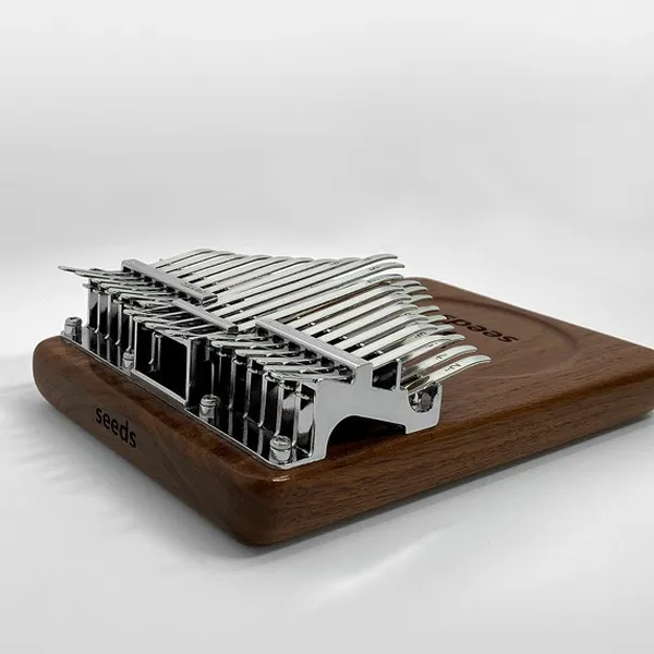 Đàn Kalimba Gỗ Nguyên Khối 2 Tầng Walnut Seeds - Dàn Nhạc Thu Nhỏ