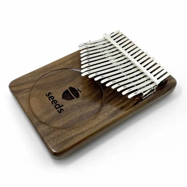 Đàn Kalimba Gỗ Nguyên Khối 2 Tầng Walnut Seeds - Dàn Nhạc Thu Nhỏ