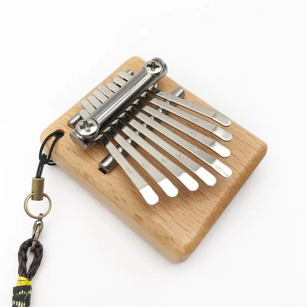 Đàn Kalimba Mini 8 Phím Gỗ Sồi Vuông KaLinh