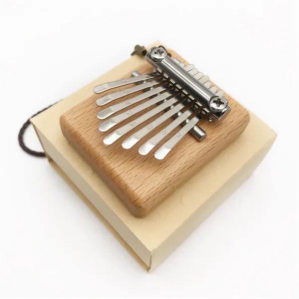Đàn Kalimba Mini 8 Phím Gỗ Sồi Vuông KaLinh