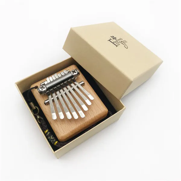 Đàn Kalimba Mini 8 Phím Gỗ Sồi Vuông KaLinh
