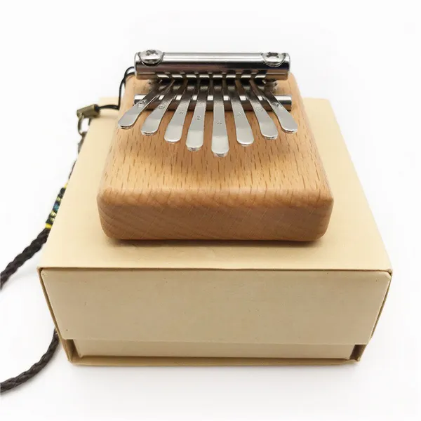 Đàn Kalimba Mini 8 Phím Gỗ Sồi Vuông KaLinh