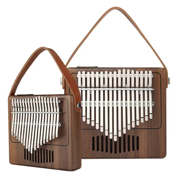 Đàn Kalimba 17 Phím Gỗ Mahogany Radio Tom KaLinh