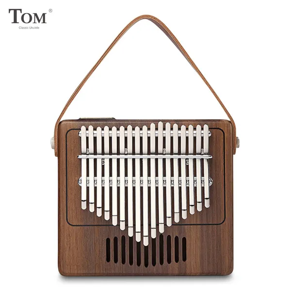 Đàn Kalimba 17 Phím Gỗ Mahogany Radio Tom KaLinh