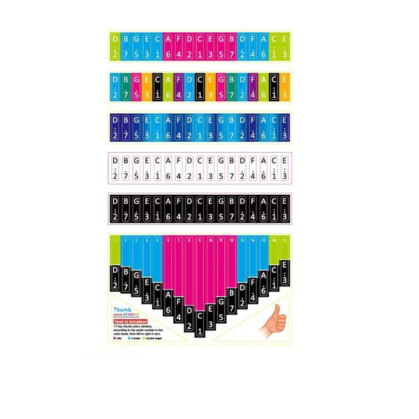 Dán phím Kalimba 17 phím/ 21 phím KaLinh