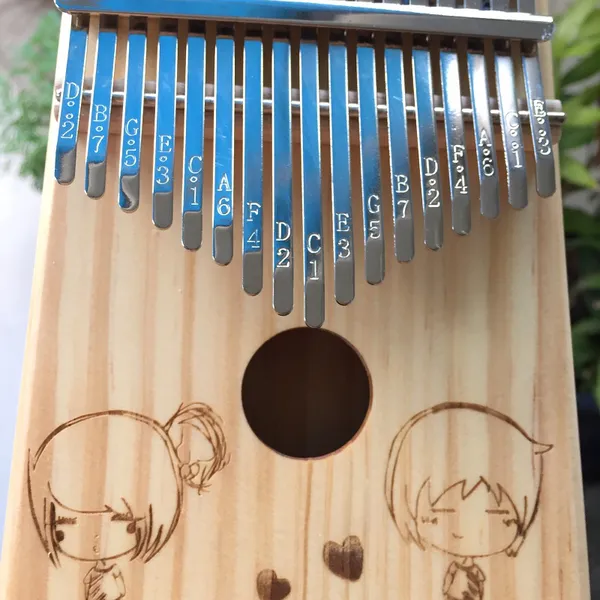 Đàn Kalimba 17 Phím Gỗ Vân Sam Classic KaLinh