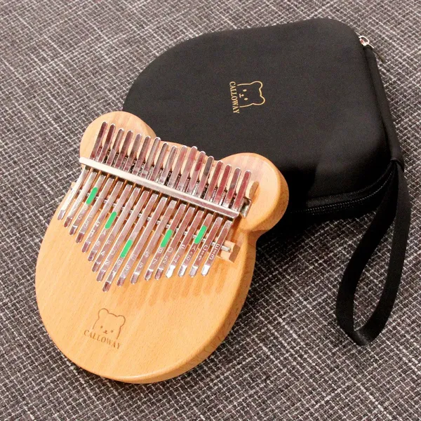 Đàn Kalimba 17 Phím Nguyên Khối Gỗ Sồi Bo Tròn CalloWay KaLinh