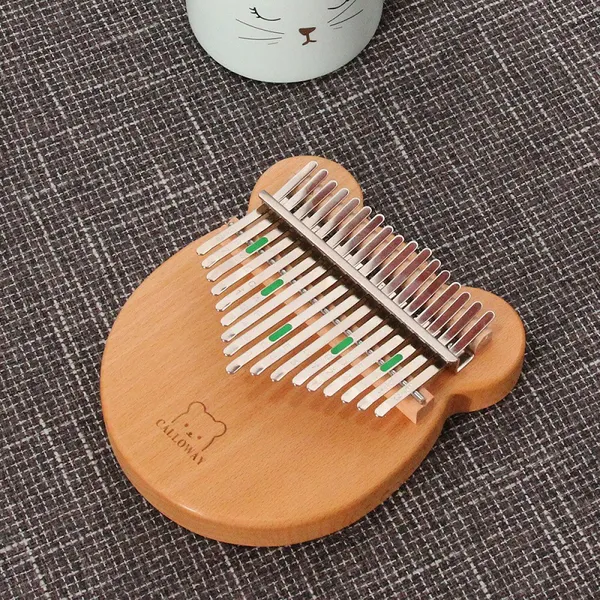 Đàn Kalimba 17 Phím Nguyên Khối Gỗ Sồi Bo Tròn CalloWay KaLinh