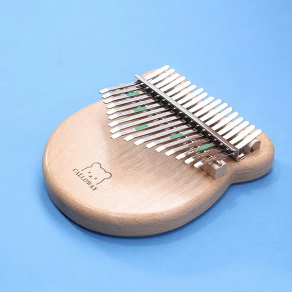 Đàn Kalimba 17 Phím Nguyên Khối Gỗ Sồi Bo Tròn CalloWay KaLinh