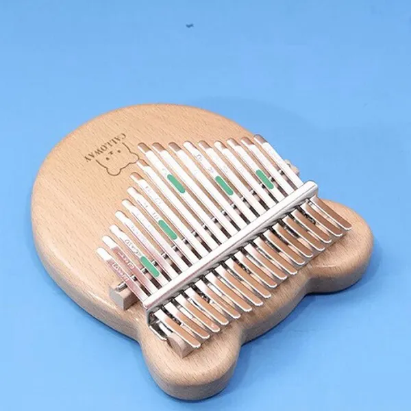 Đàn Kalimba 17 Phím Nguyên Khối Gỗ Sồi Bo Tròn CalloWay KaLinh