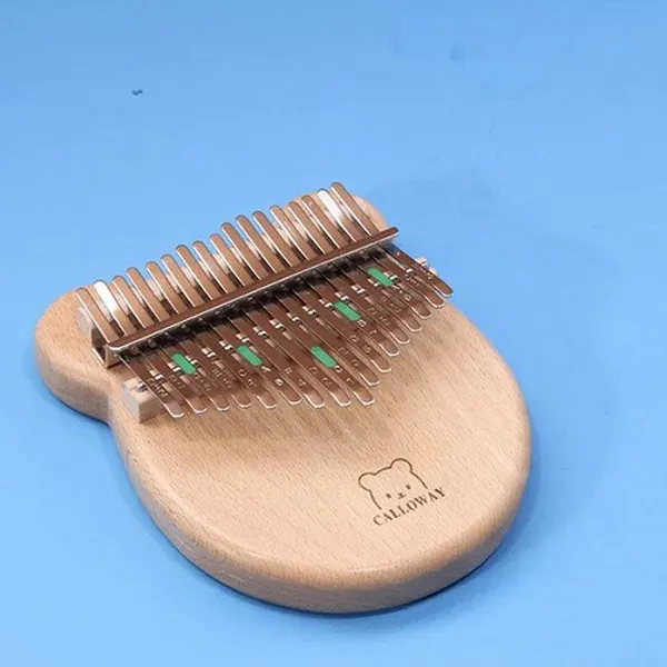 Đàn Kalimba 17 Phím Nguyên Khối Gỗ Sồi Bo Tròn CalloWay KaLinh