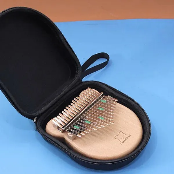 Đàn Kalimba 17 Phím Nguyên Khối Gỗ Sồi Bo Tròn CalloWay KaLinh