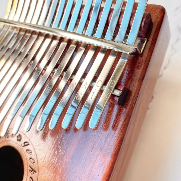 Đàn Kalimba 17 Phím Gỗ Hoa Hồng Cổ Điển Gecko