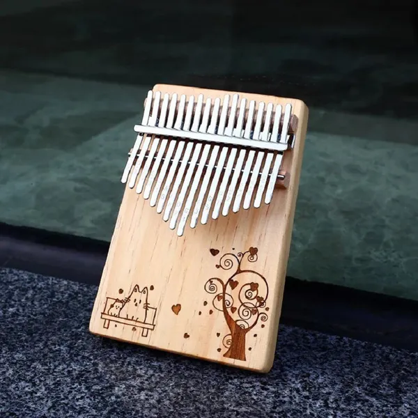 Đàn Kalimba 17 Phím Gỗ Vân Sam Classic KaLinh