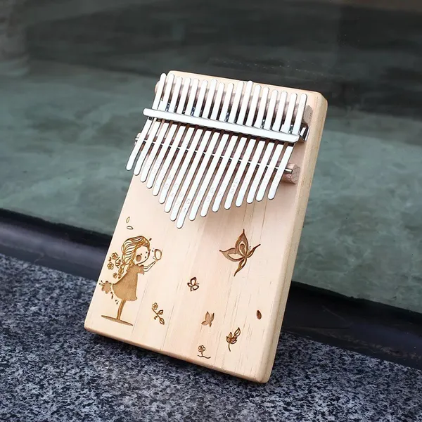 Đàn Kalimba 17 Phím Gỗ Vân Sam Classic KaLinh