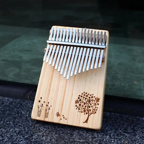 Đàn Kalimba 17 Phím Gỗ Vân Sam Classic KaLinh