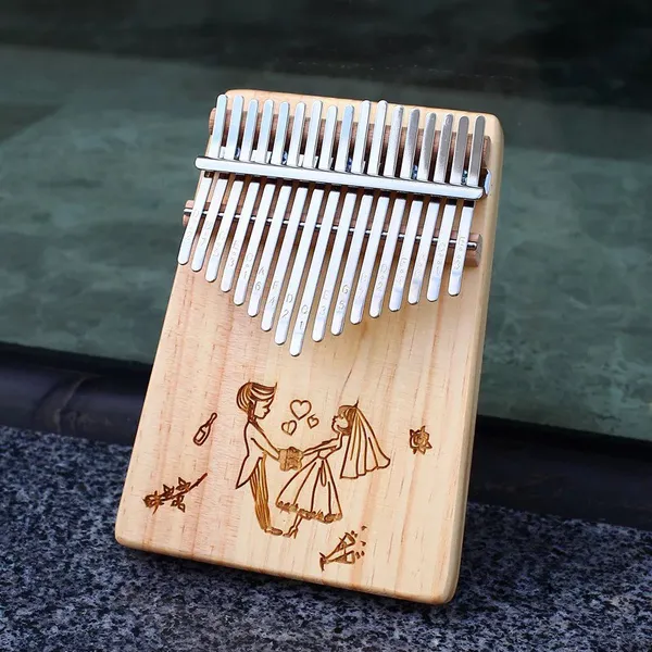 Đàn Kalimba 17 Phím Gỗ Vân Sam Classic KaLinh